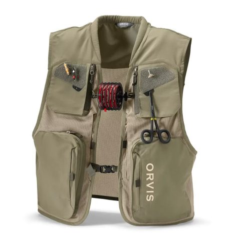 Clearwater Mesh Vest-Olive stripped Clearwater Mesh Vest-Olive stripped